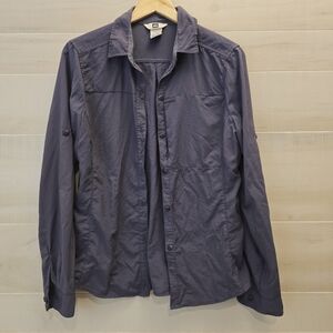 {M} REI Women's Outdoor Button Down Shirt